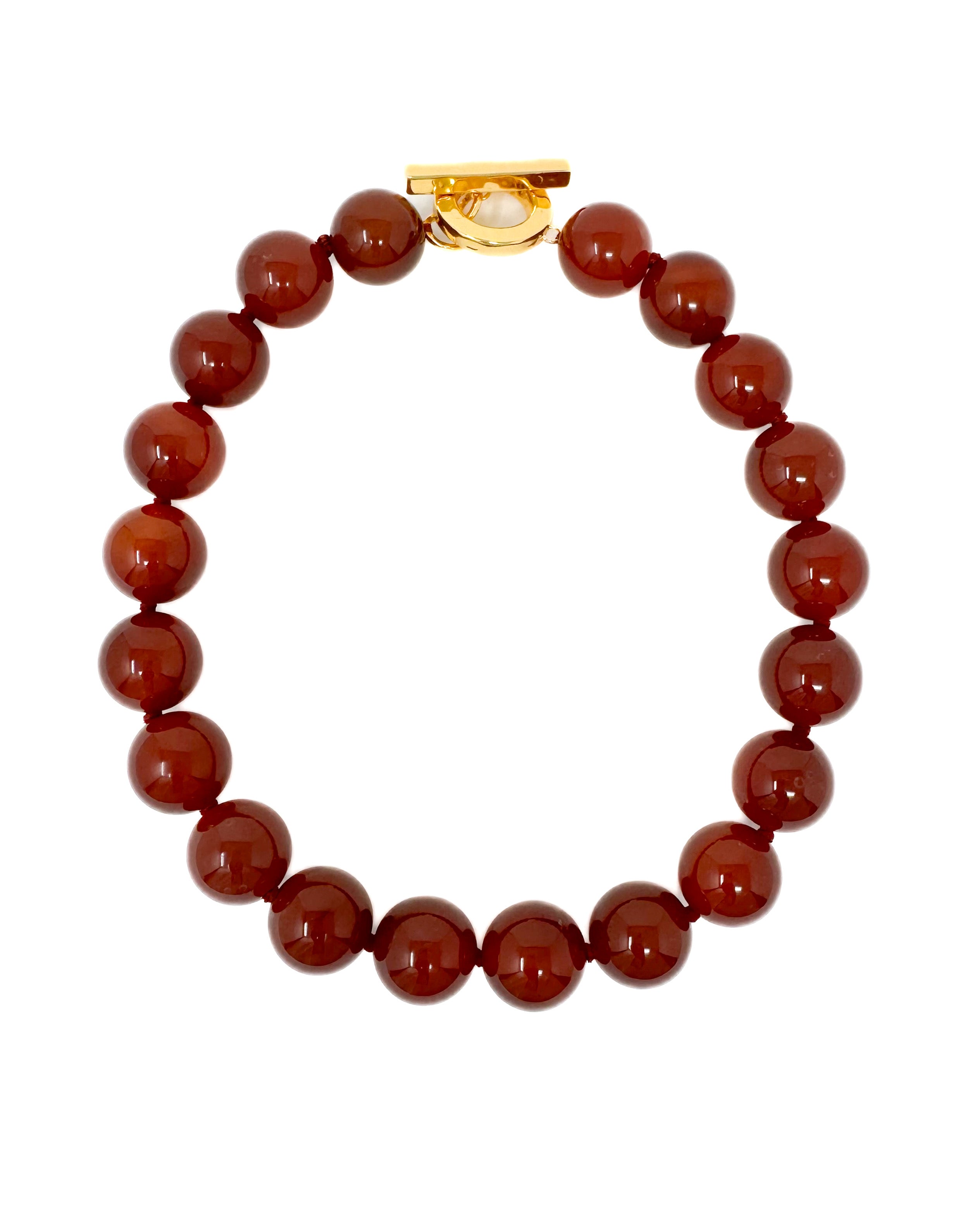 Carnelian Gemstone Statement Strand