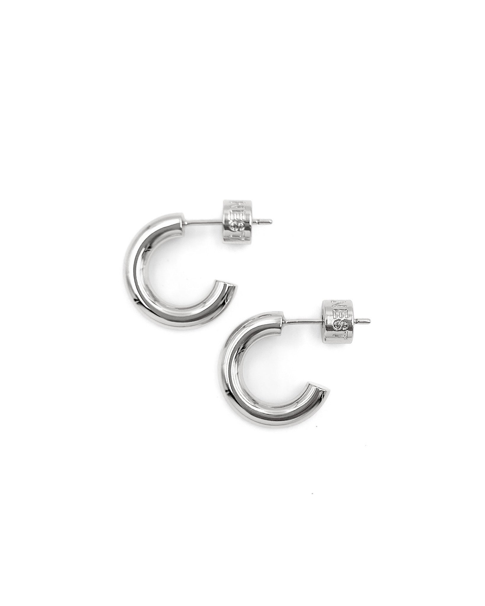 Silver Mini Huggie Hoops