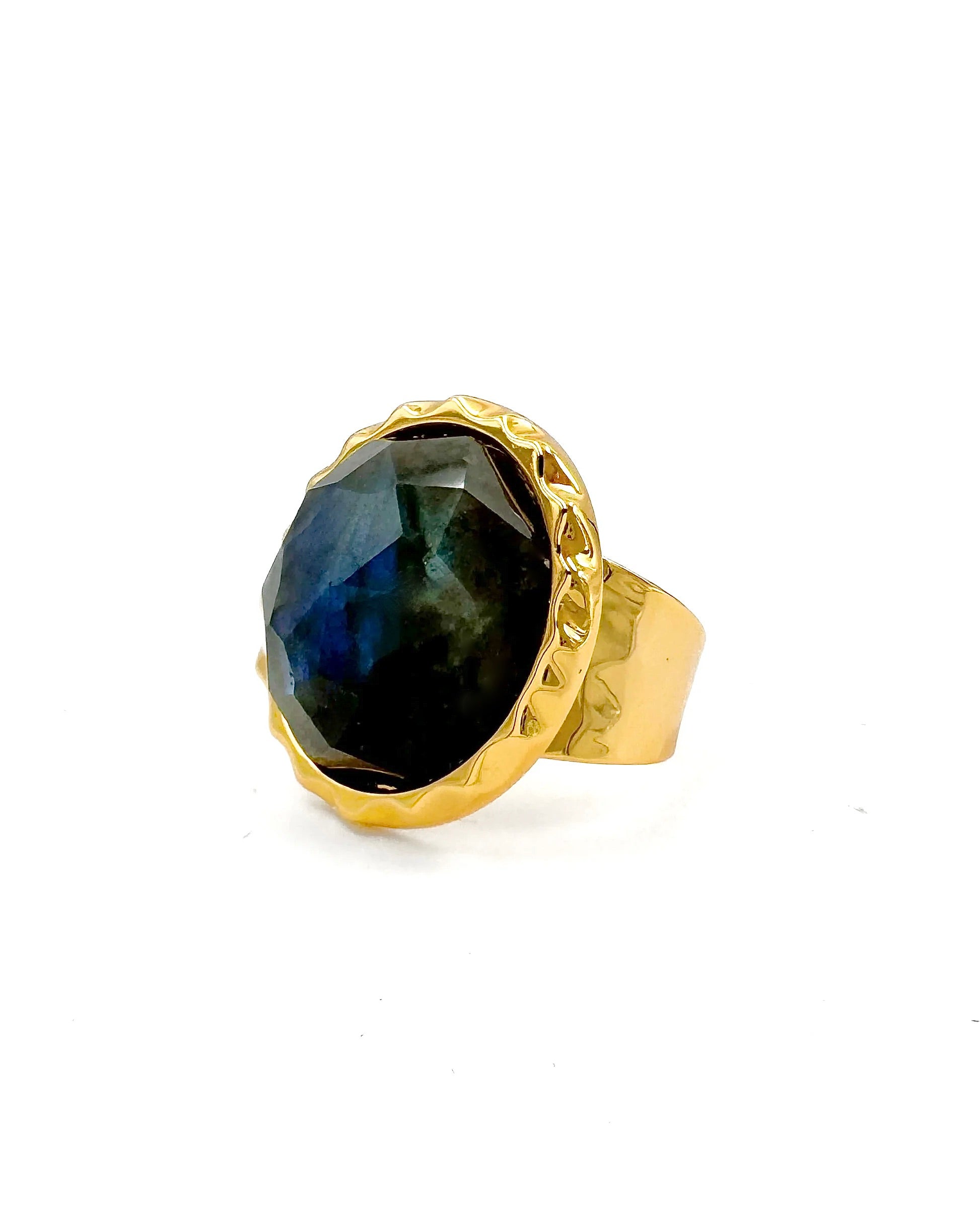 Labradorite Adjustable Ring