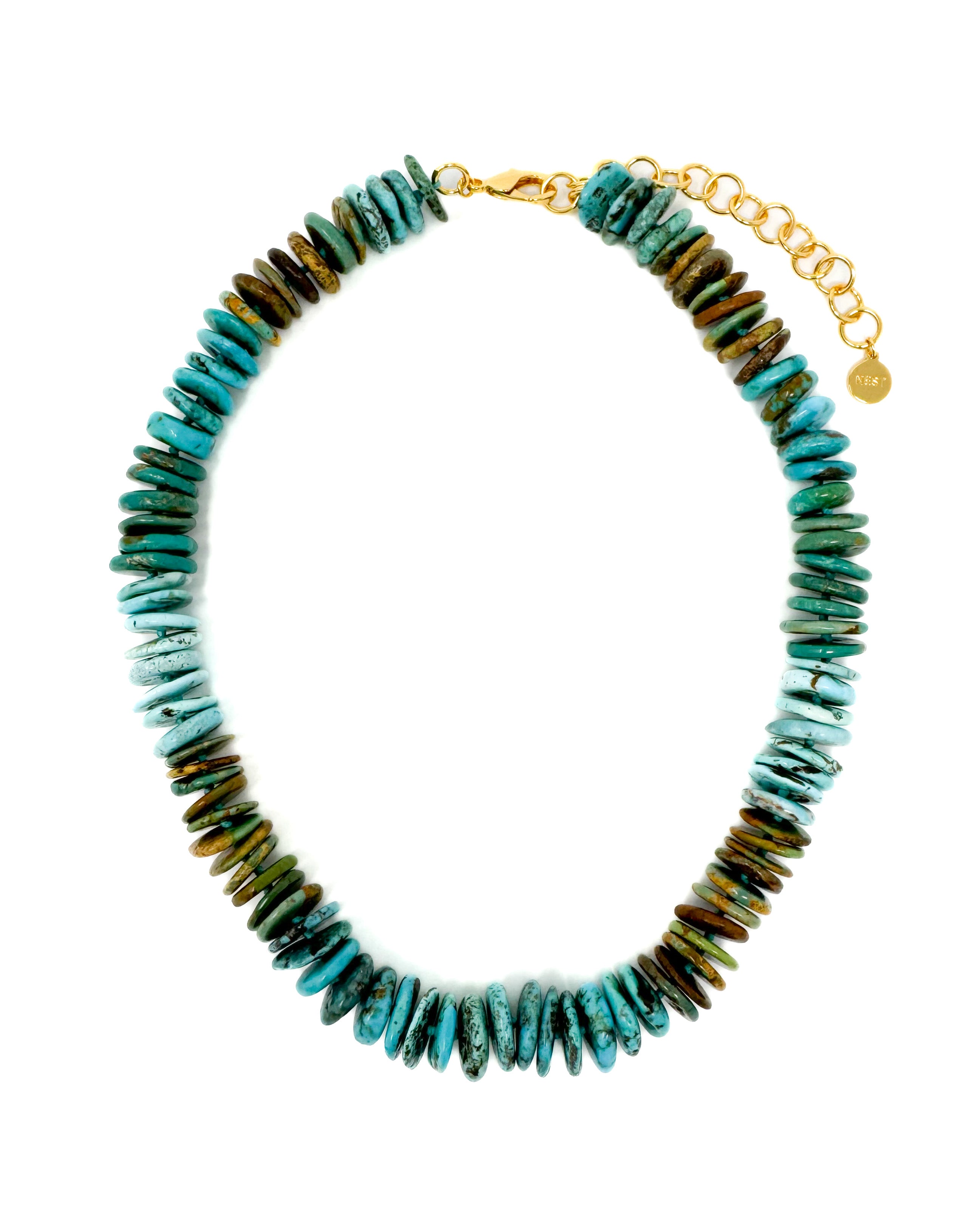 Multicolored Turquoise Strand Necklace