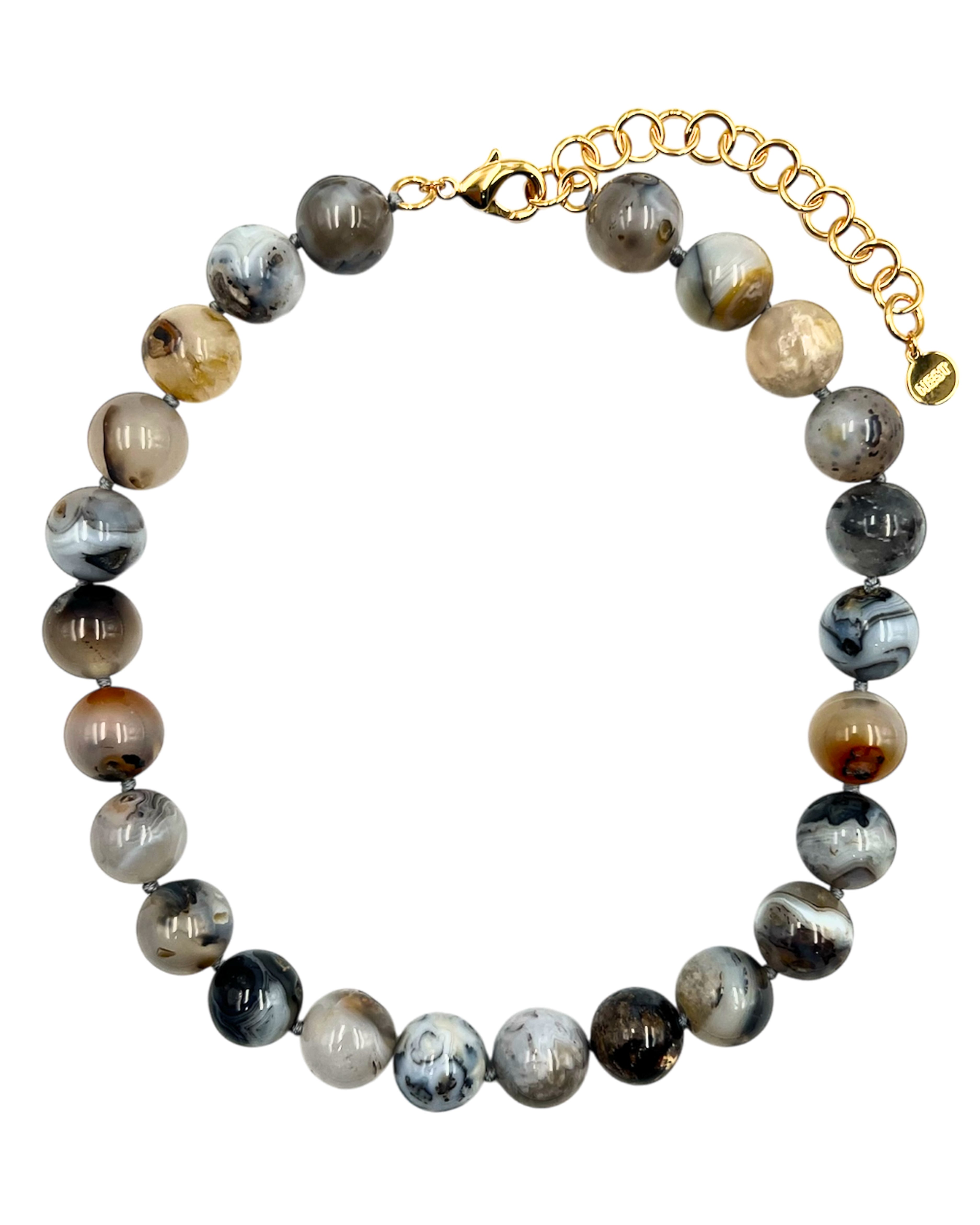 Montana Agate Strand Necklace