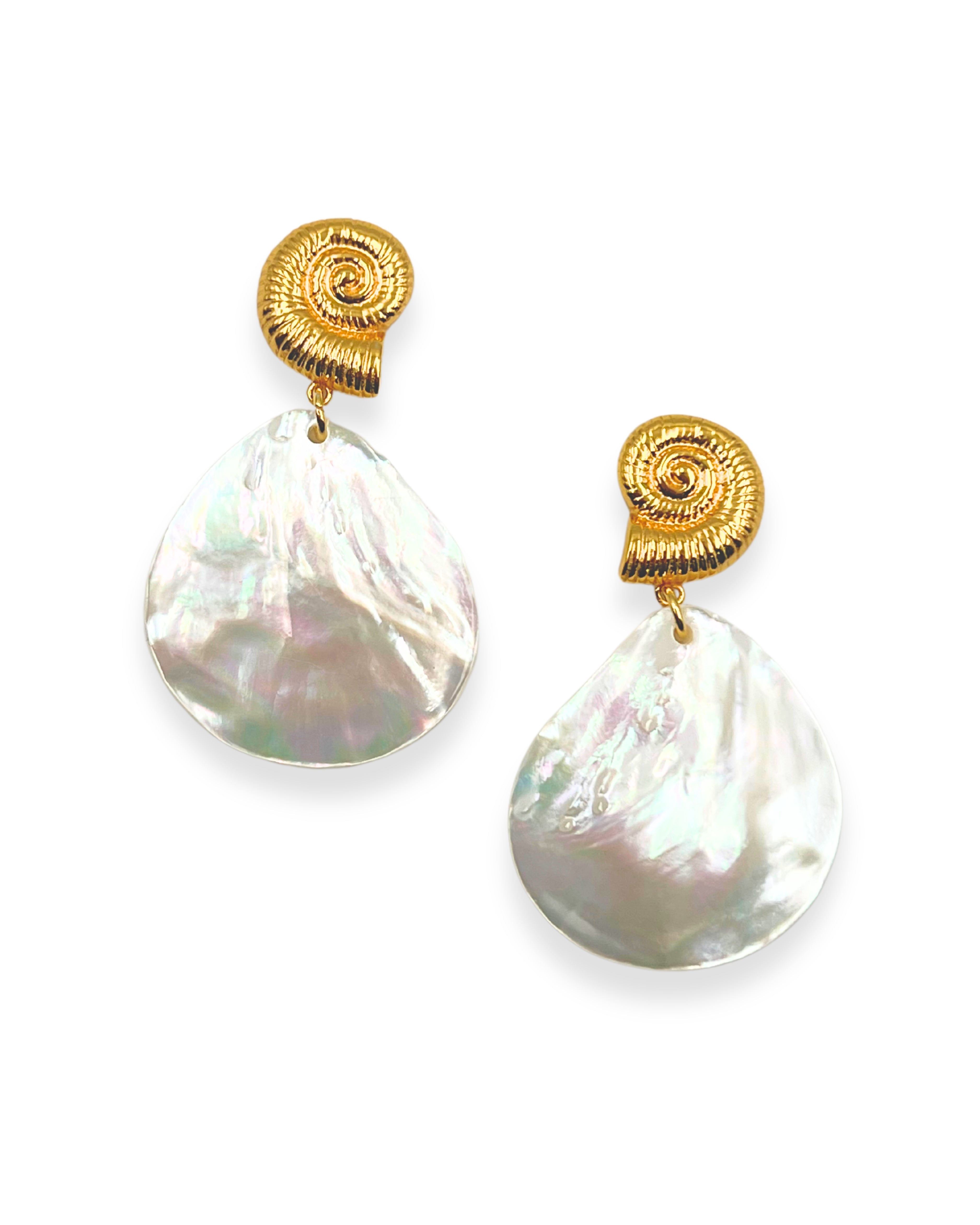 Mother of Pearl Shell Earrings