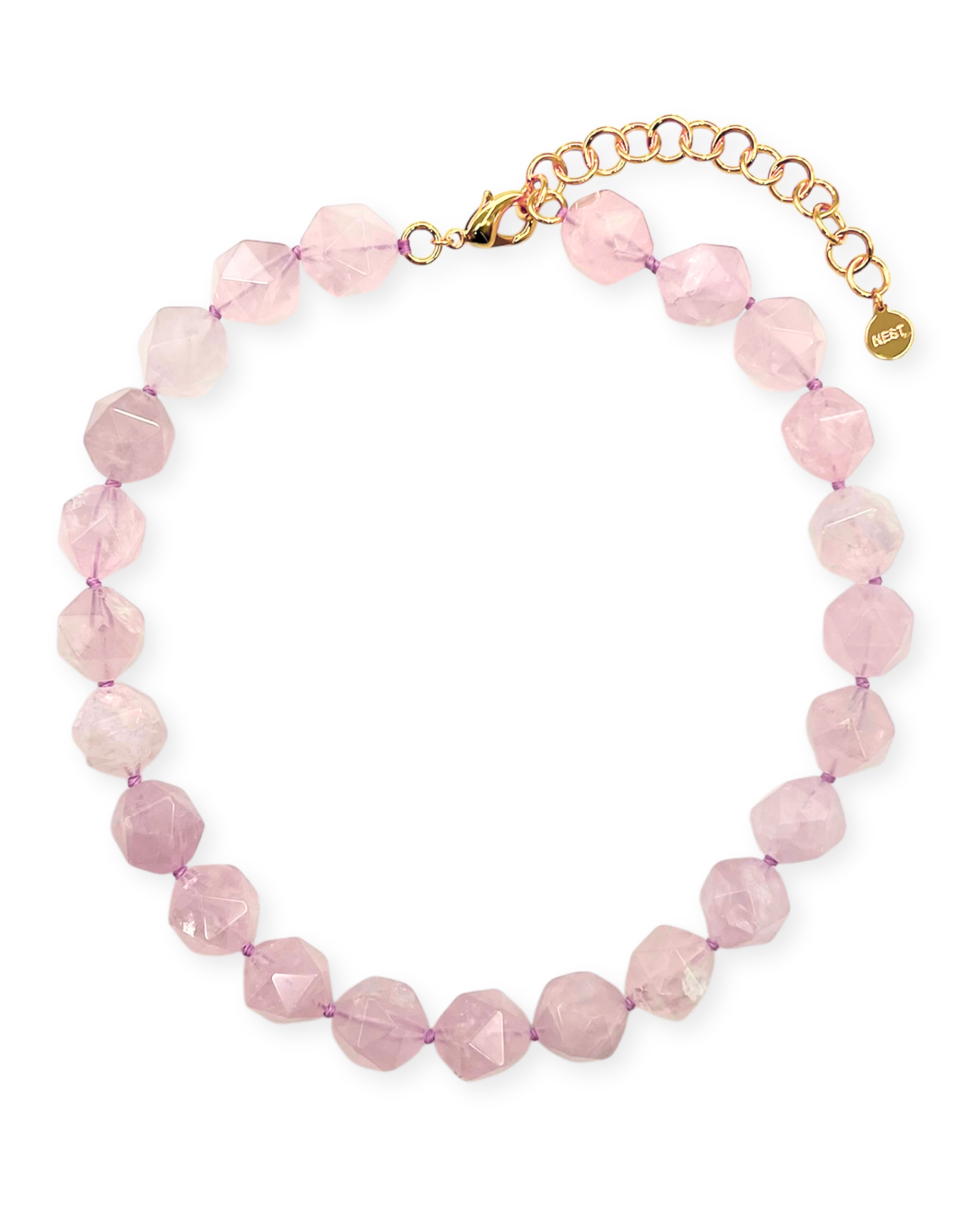 Rose Quartz Strand Necklace