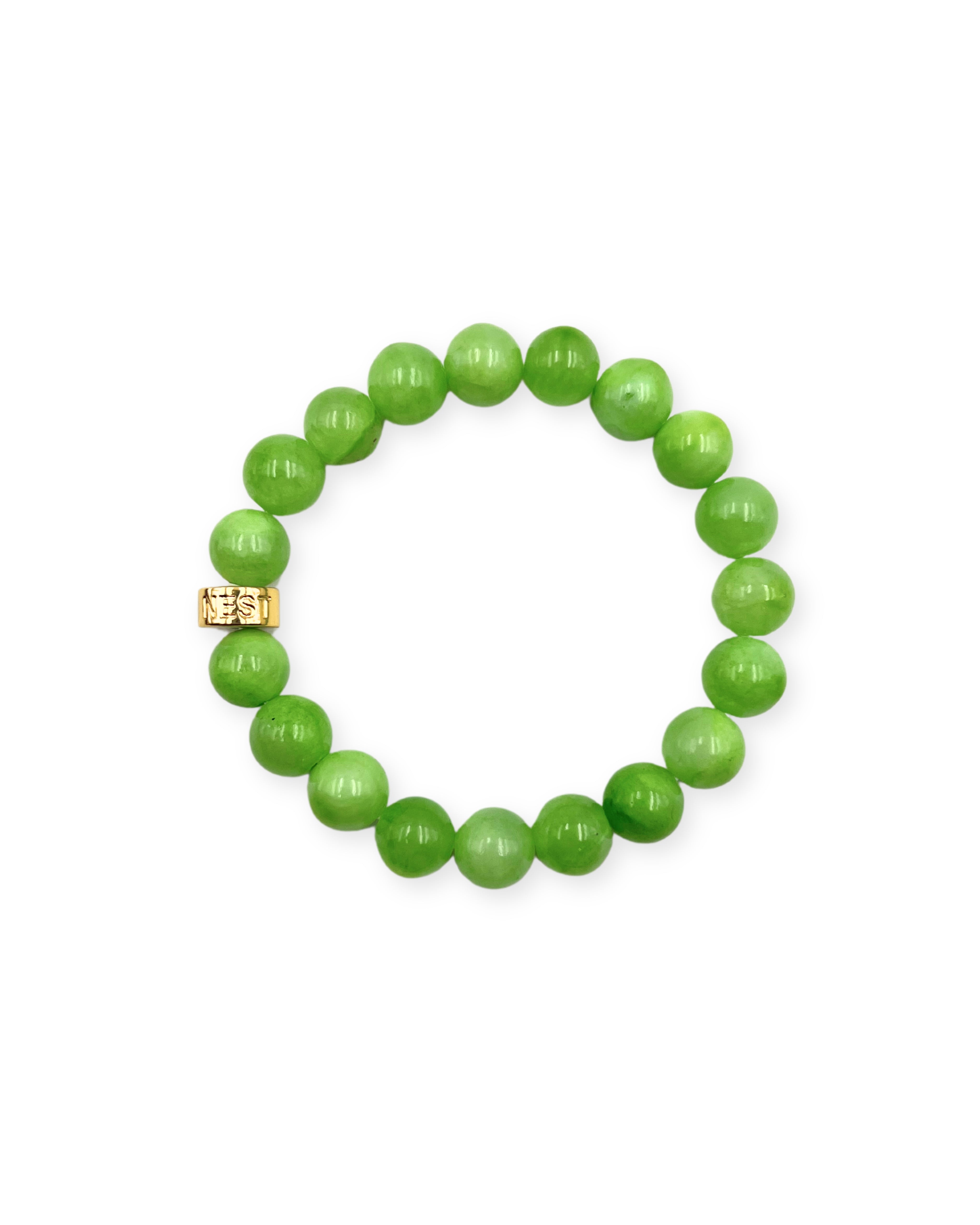 Green Calcite Stretch Bracelet