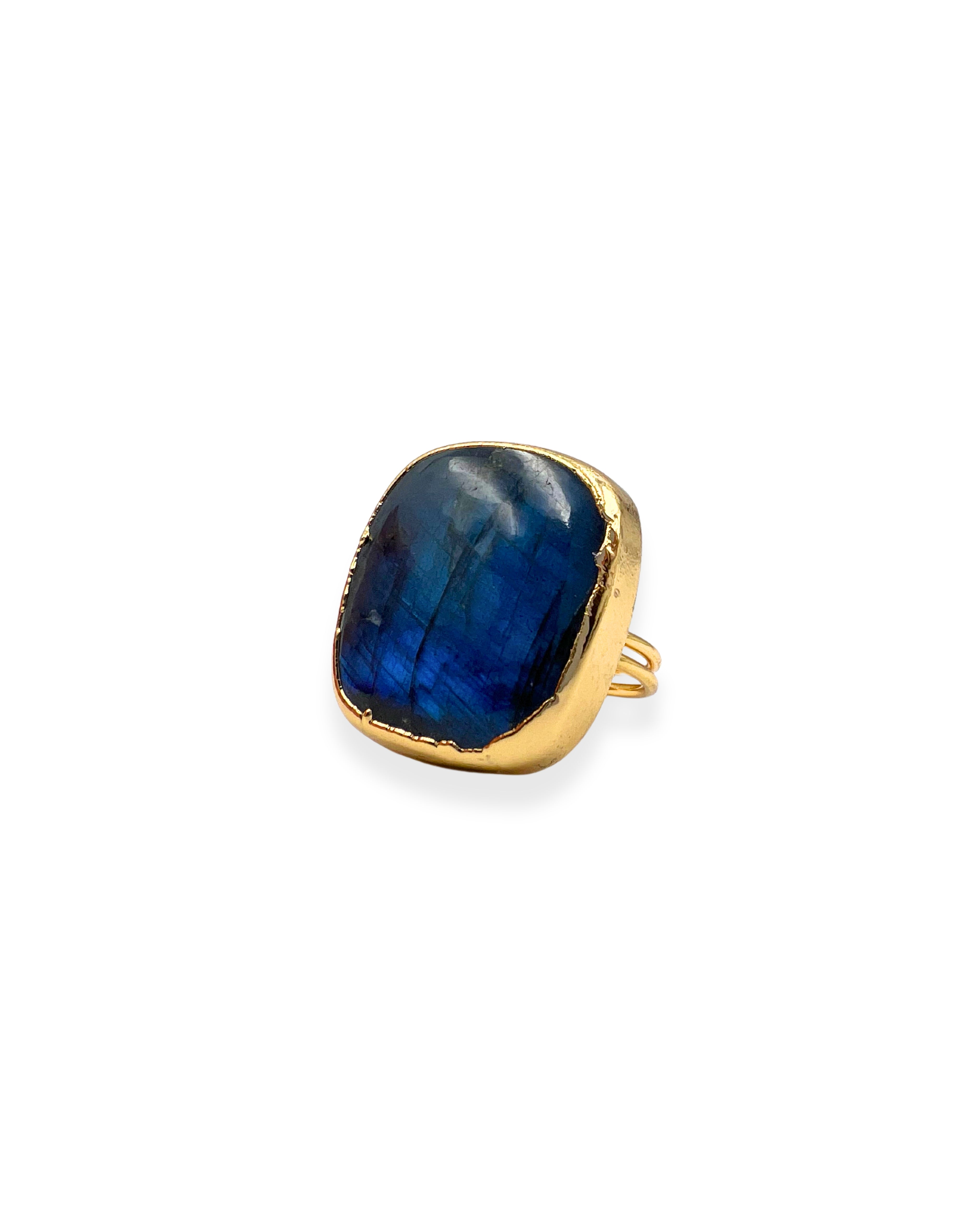 Labradorite Adjustable Ring