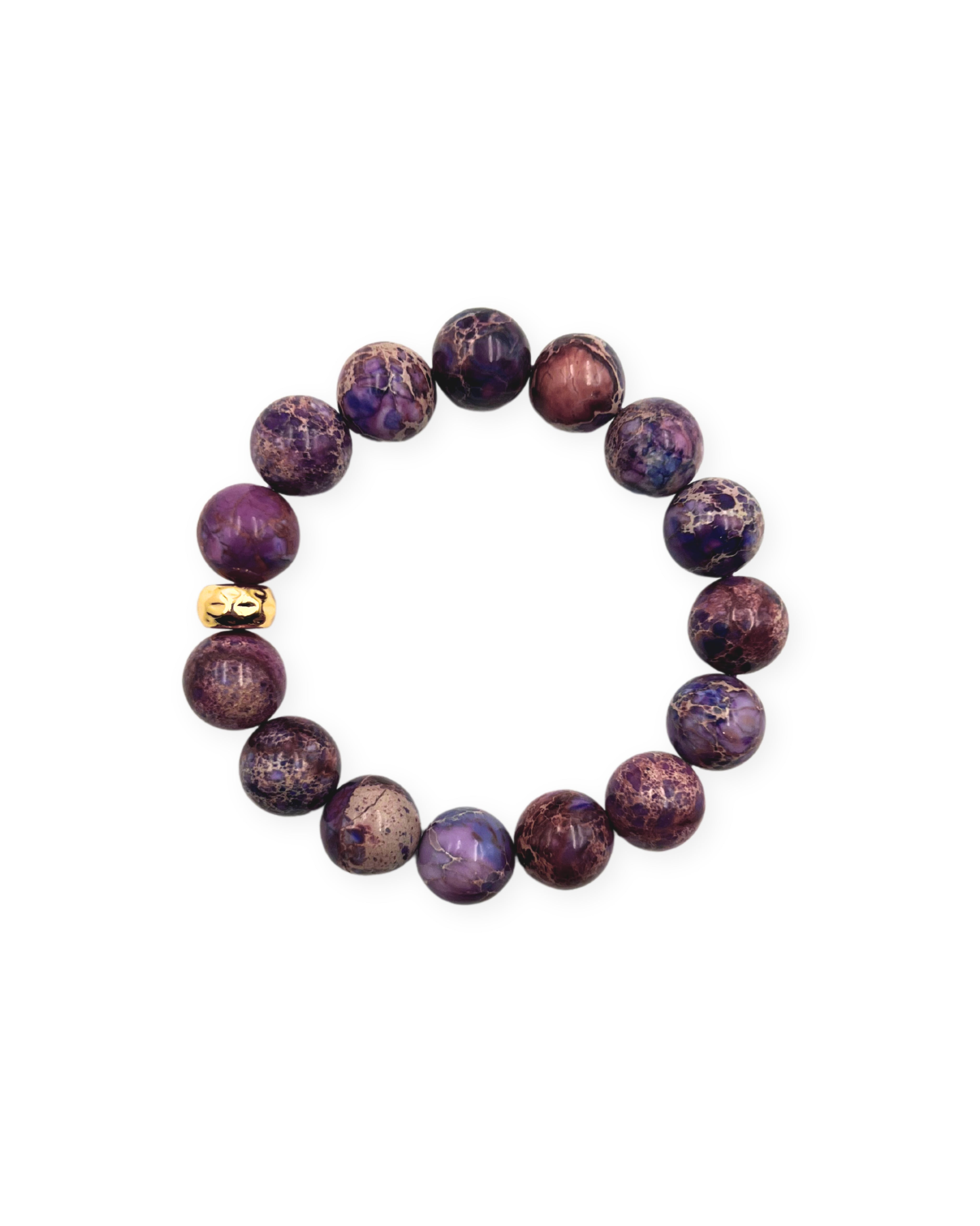 Purple Jasper Stretch Bracelet